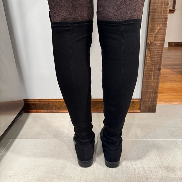 Stuart Weitzman Black Nappa 5050 Boot - Picture 5 of 14